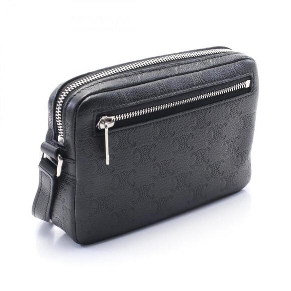 CELINE Black Leather Shoulder Bag - Picture 3 of 5